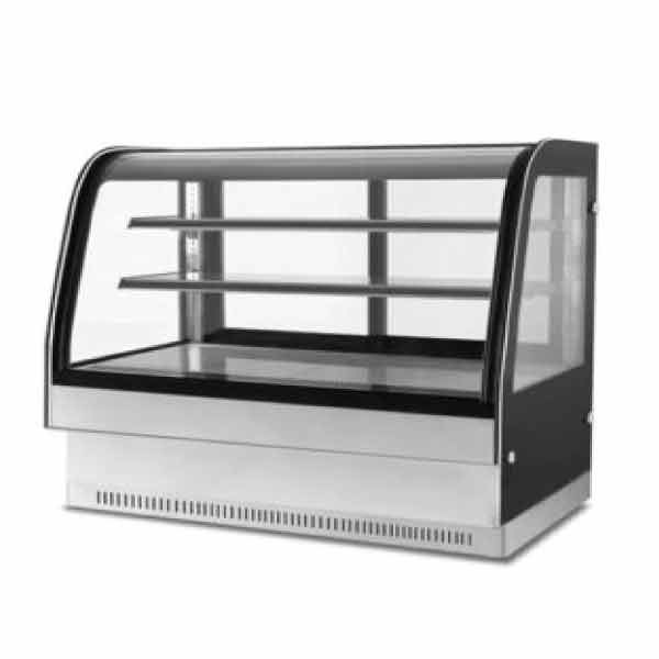 Vitrina Refrigerada de Cristal Curvo Migsa GN-1800C2