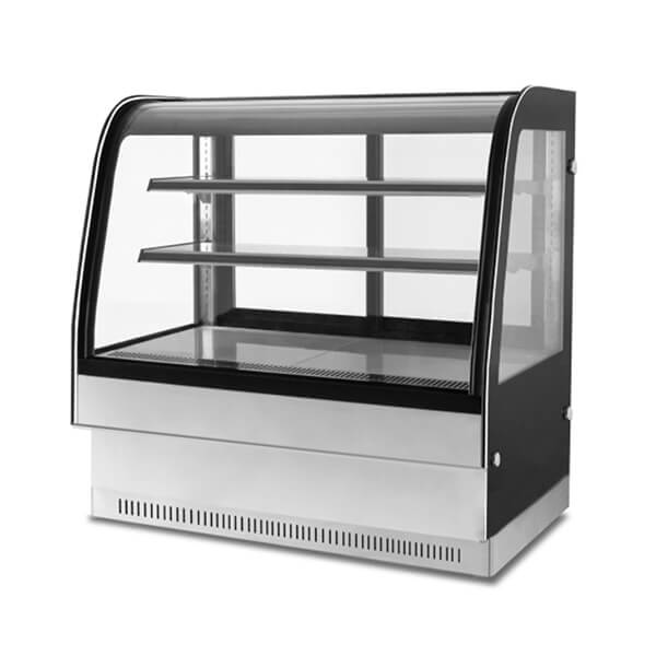 Vitrina Refrigerada de Cristal Curvo Migsa GN-1200C2