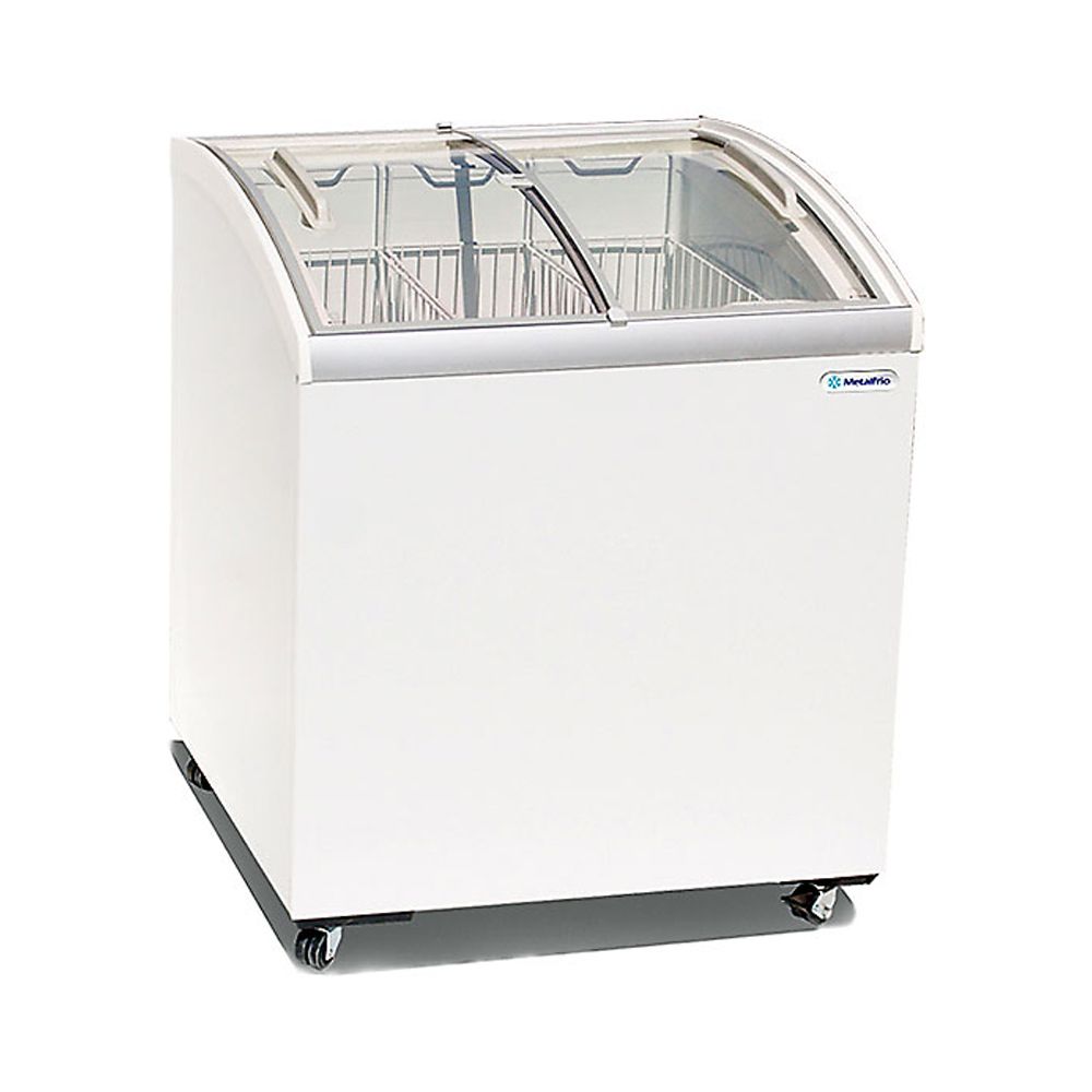 Congelador Horizontal de Puertas Corredizas Cristal Curvo Metalfrio CHC200
