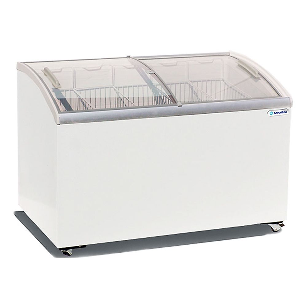 Congelador Horizontal de Puertas Corredizas Cristal Curvo Metalfrio CHC400