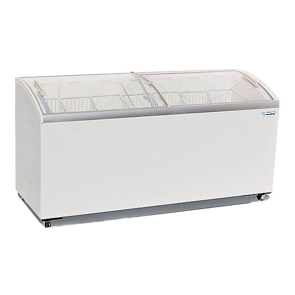 Congelador Horizontal de Puertas Corredizas Cristal Curvo Metalfrio CHC600