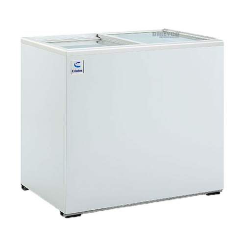 Congelador Horizontal de Puertas Corredizas Cristal Recto Criotec CCH08